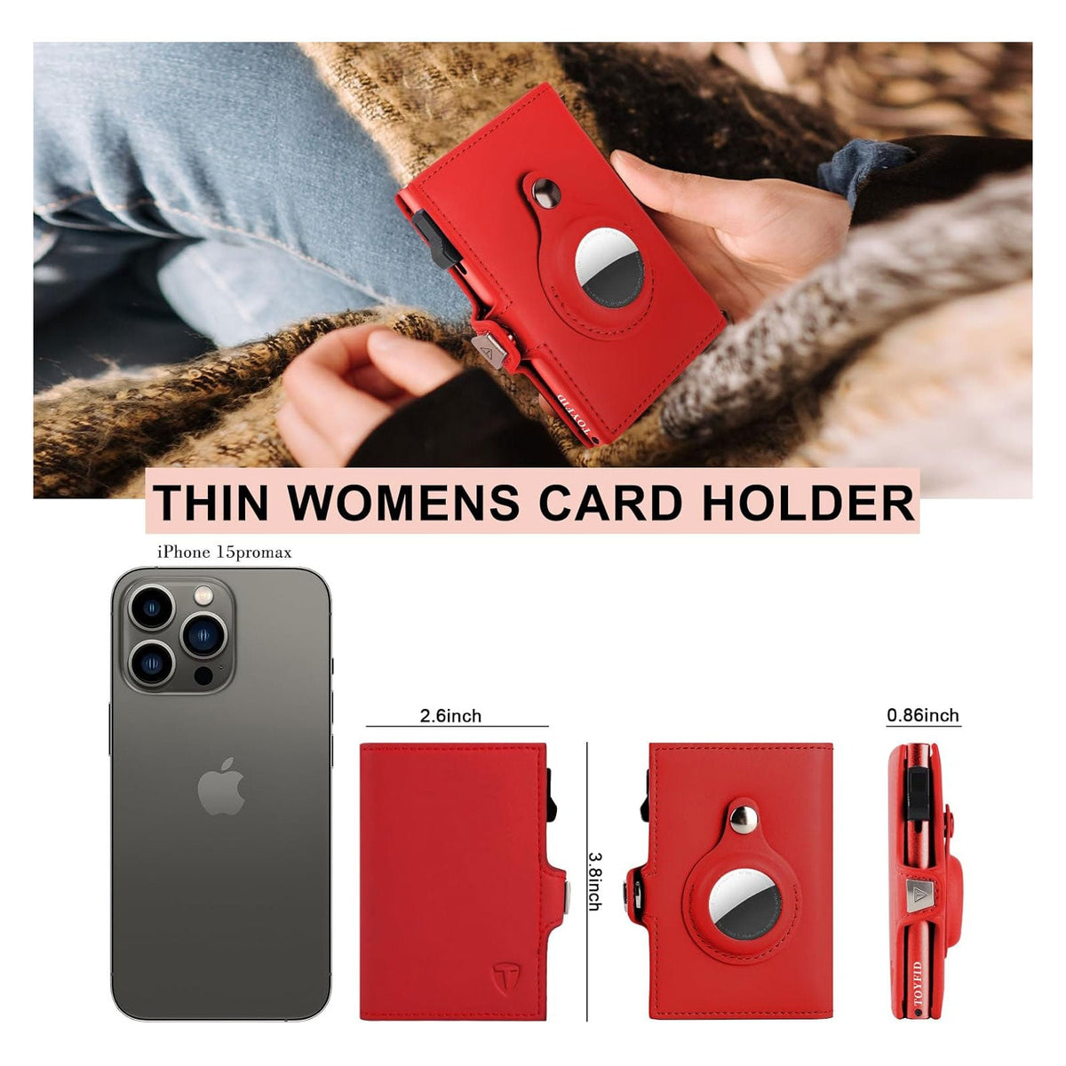 Women Wallet Airtag